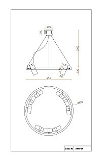 Подвесная люстра Favourite Light point 2997-9P