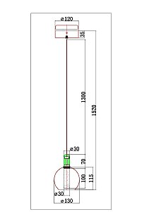 Светильник подвесной Arte Lamp Valley A1023SP-1PB