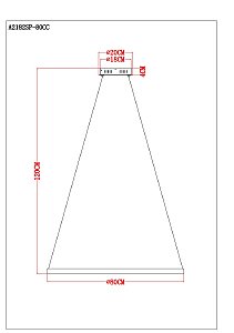 Подвесная люстра Arte Lamp Orione A2182SP-80CC