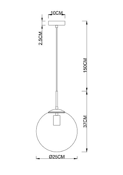 Светильник подвесной Arte Lamp Volare A1561SP-1PB