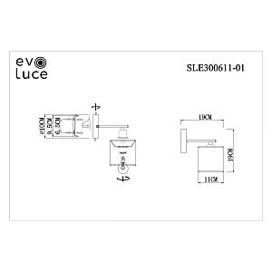 Настенное бра Evoluce Essenza SLE300611-01