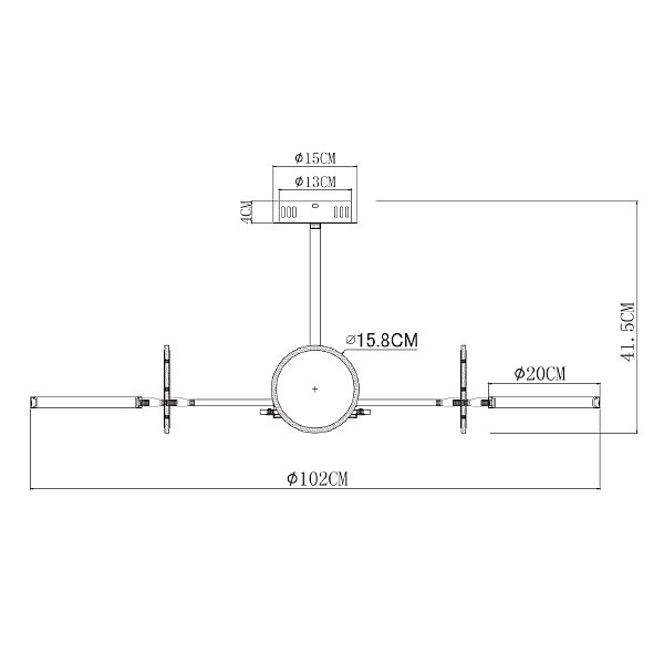 Потолочная люстра Arte Lamp Sienna A1363PL-6PB