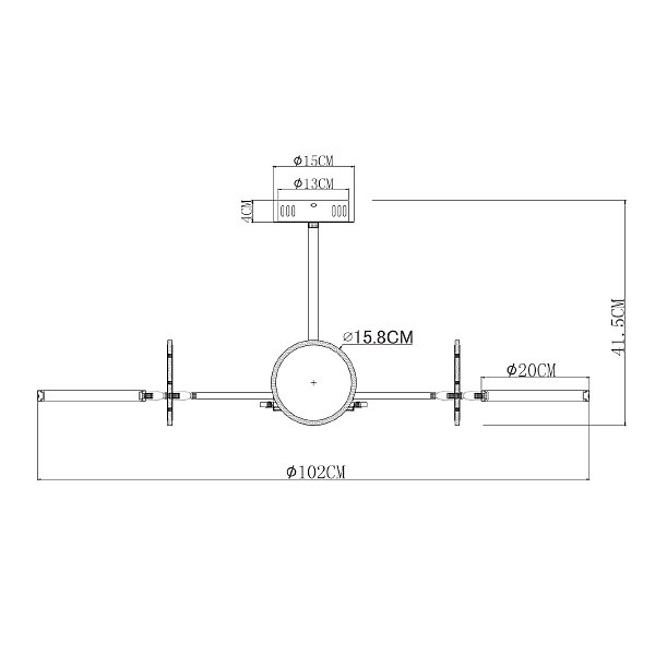 Потолочная люстра Arte Lamp Sienna A1363PL-8PB