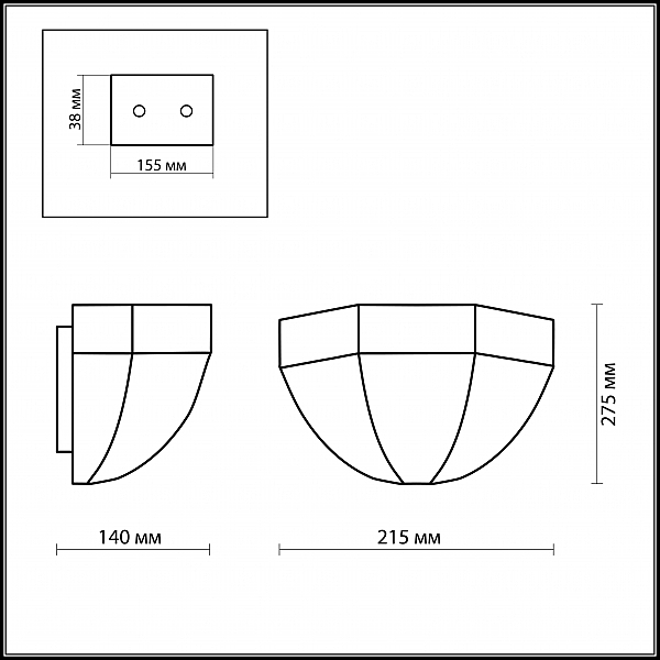 Настенное бра Odeon Light VALSO 2344/1W