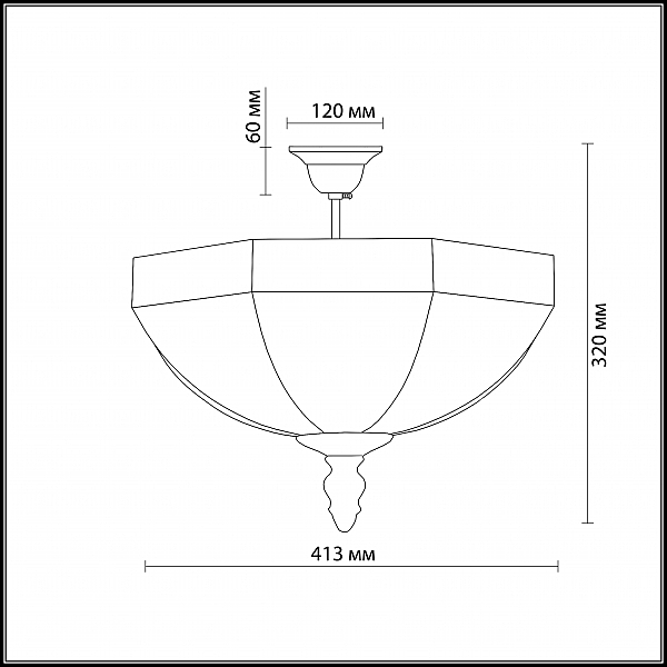 Светильник потолочный Odeon Light Valso 2344/3B