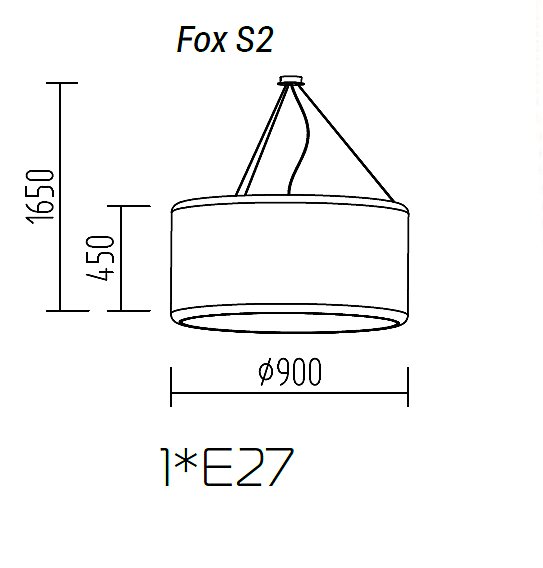 Подвесная люстра TopDecor Fox Fox S2