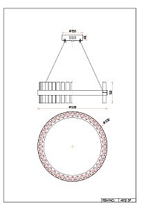 Подвесная люстра Favourite Placerat 4012-5P