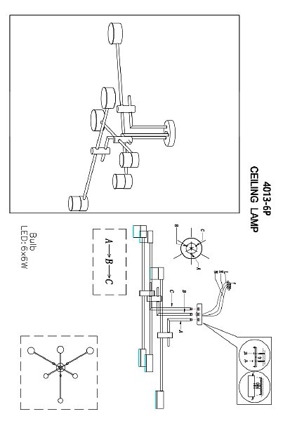 Потолочная люстра Favourite Modul 4013-6P