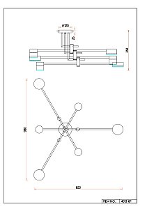 Потолочная люстра Favourite Modul 4013-6P