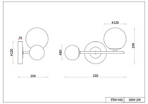 Настенное бра F-Promo Vials 3090-2W