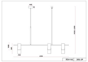 Светильник подвесной F-Promo Shanku 3091-3P