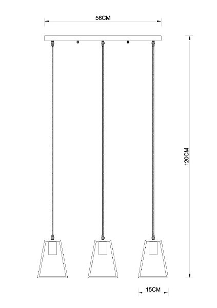 Светильник подвесной Arte Lamp Brussels A8030SP-3BK