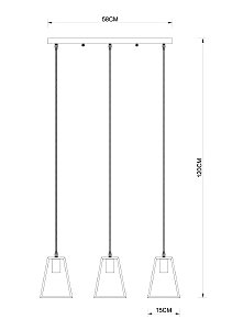 Светильник подвесной Arte Lamp Brussels A8030SP-3BK