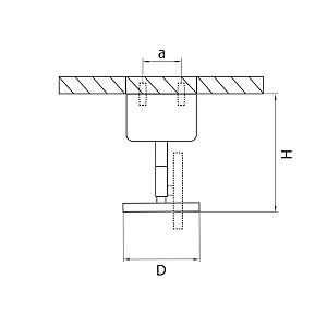 Крепление потолочное для светильников 21443Х/21448X Lightstar Rullo 590010