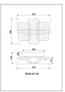 Настенное бра Wertmark Nelly WE158.03.301