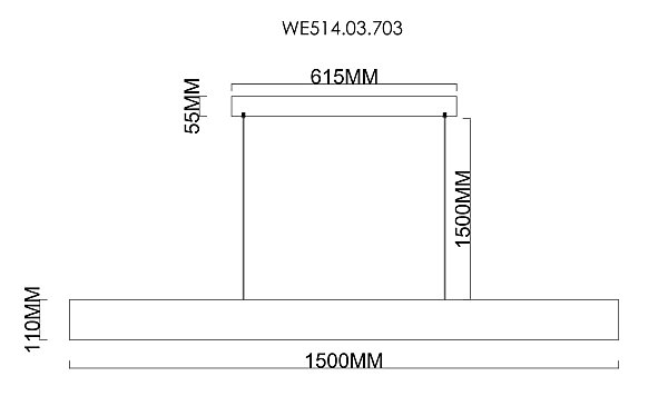 Подвесная люстра Wertmark Edda WE514.03.703