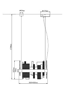 Подвесная люстра Wertmark Lotta WE461.01.023