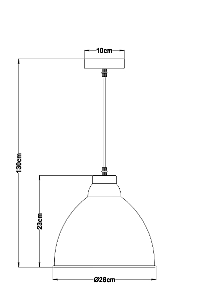 Светильник подвесной Arte Lamp Braccio A2055SP-1AB