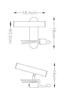 Светильник спот Arte Lamp Albert A2173AP-1BK