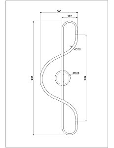 Настенное бра Arte Lamp Klimt A2850AP-13PB