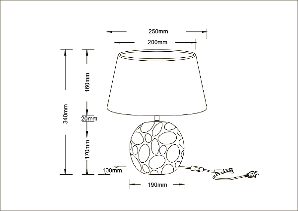 Настольная лампа Arte Lamp Poppy A4063LT-1GO