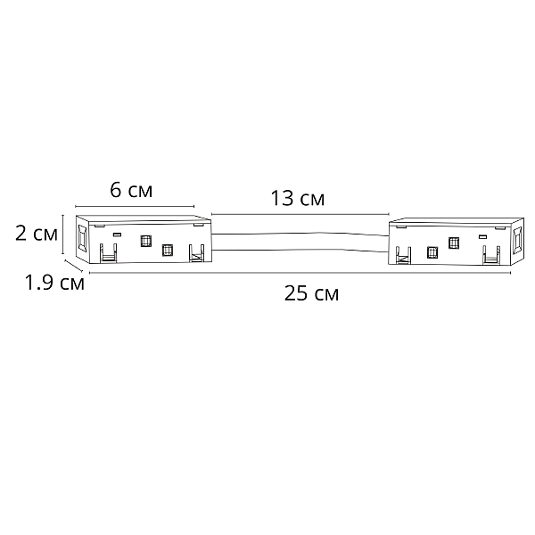 Коннектор гибкий для шинопровода Arte Lamp Linea-Accessories A484406