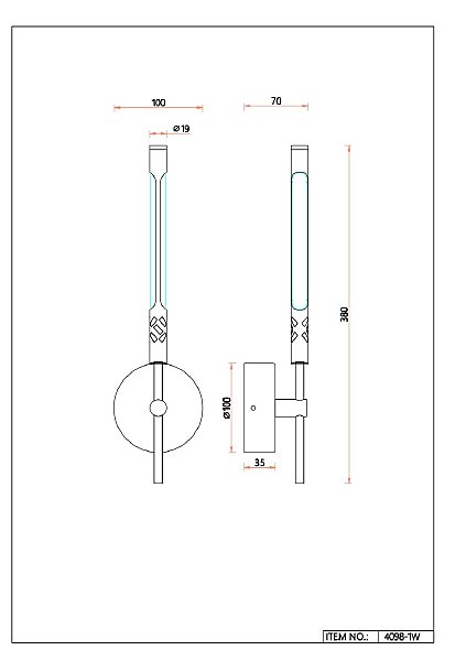 Настенный светильник Favourite Wand 4098-1W