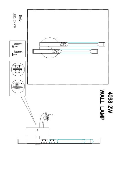 Настенный светильник Favourite Wand 4098-2W