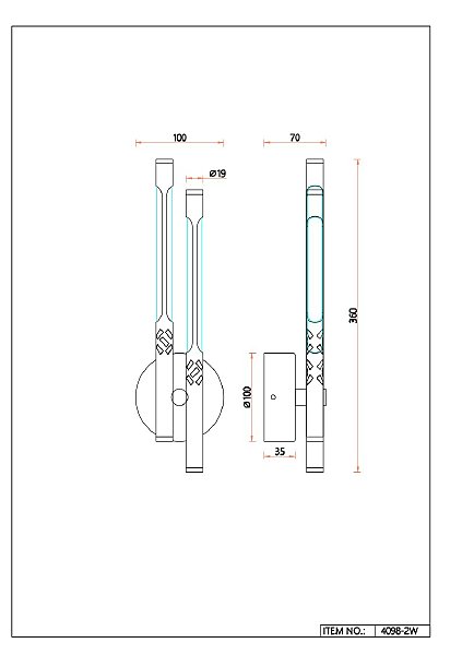 Настенный светильник Favourite Wand 4098-2W