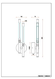 Настенный светильник Favourite Wand 4098-2W