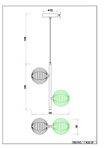 Светильник подвесной F-Promo Infilato 4035-2P