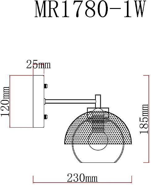 Настенное бра MyFar Hloya MR1780-1W