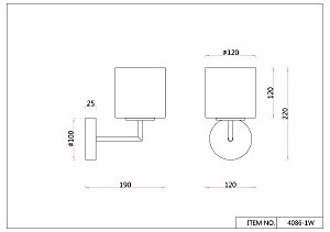 Настенное бра F-Promo Proper 4086-1W