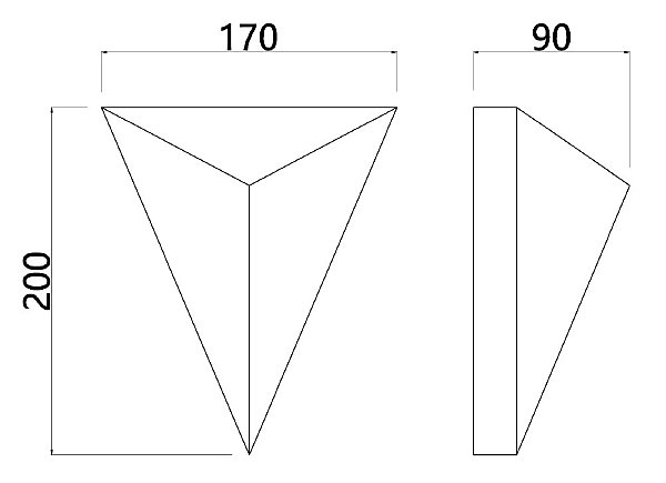 Настенный светильник Arte Lamp Trapeze A2033AP-1WH