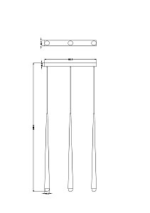 Светильник подвесной Arte Lamp Frankie A2191SP-18BK