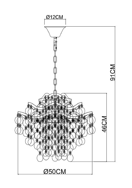 Подвесная люстра Arte Lamp Pipirima A4065SP-6SG