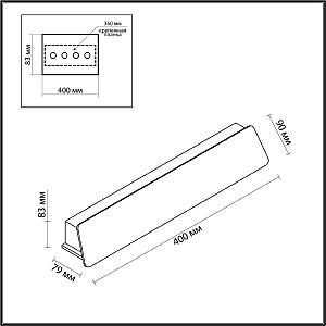 Настенный светильник Odeon Light Leo 6642/12WL