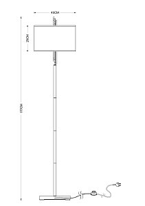 Торшер Arte Lamp Julietta A5037PN-2CC