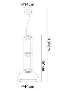 Светильник подвесной Divinare Trumpet 1242/06 SP-24