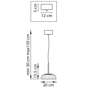 Светильник подвесной Lightstar Acrile 738073