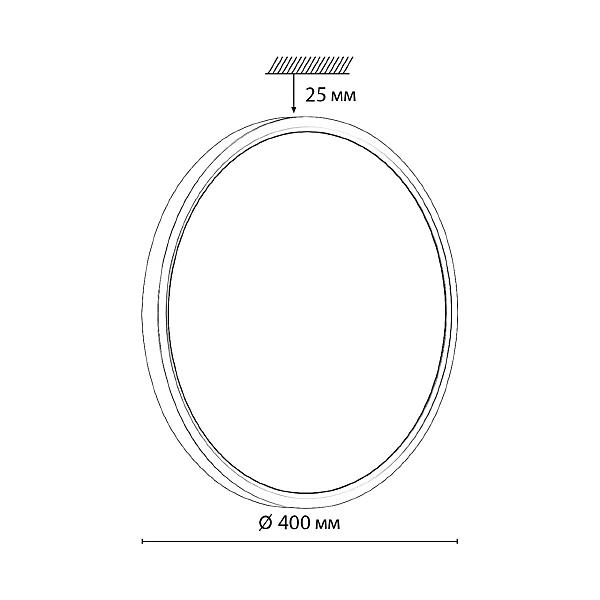 Настенно потолочный светильник Sonex Alfa Black 7660/32L