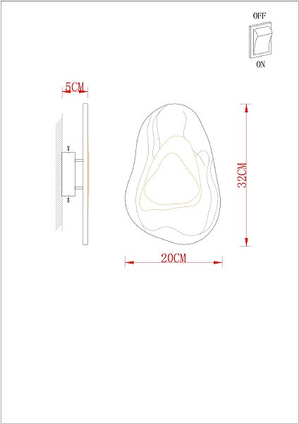 Настенный светильник Arte Lamp A2096AP-5BK