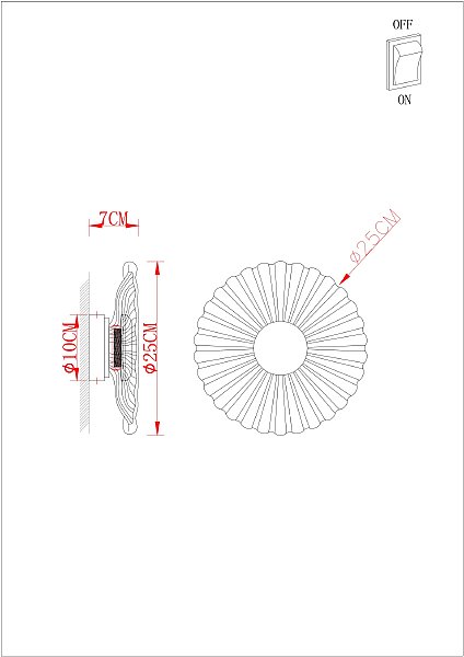 Настенный светильник Arte Lamp A2097AP-12GO