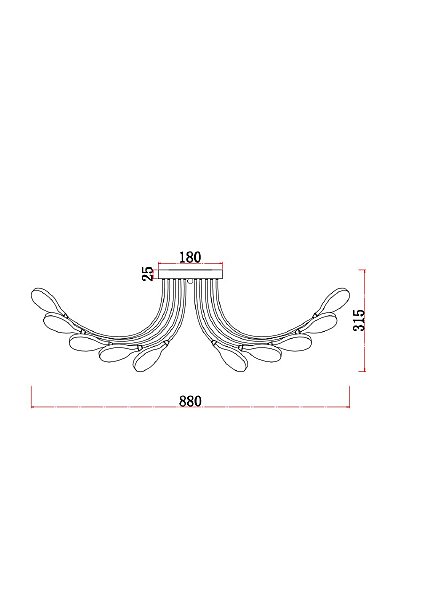 Потолочная люстра F-Promo Skein 4197-28C