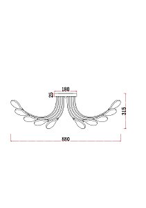 Потолочная люстра F-Promo Skein 4197-28C