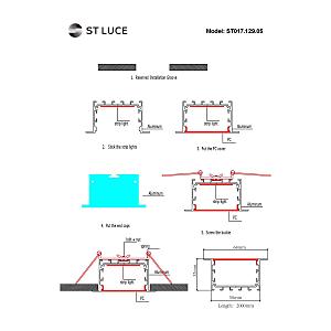 Профиль ST Luce Светодиодные Ленты ST017.129.05