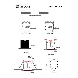 Профиль ST Luce Светодиодные Ленты ST017.129.06