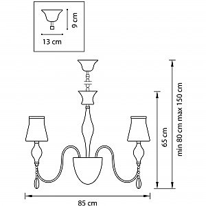 Подвесная люстра Lightstar Escica 806080