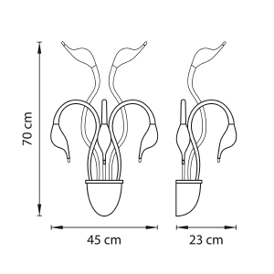 Настенное бра Lightstar Cigno Collo 751654