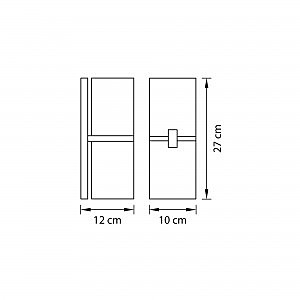 Настенный светильник Lightstar Qubica 805620